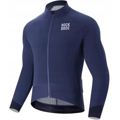 Rockbros Kurtka Rowerowa Zimowa Polarowa Dwuwarstwowa Rozmiar L - Niebieska Rockbros Kurtka Rowerowa Zimowa Polarowa Dwuwarstwowa Rozmiar L - Niebieska