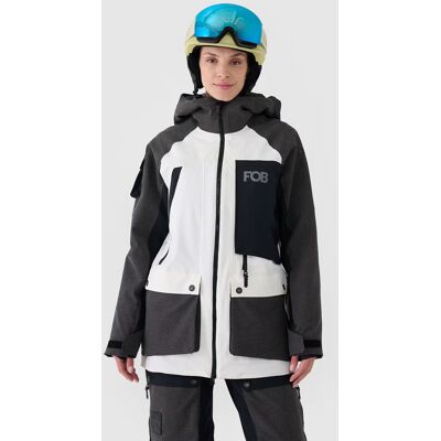 Kurtka snowboardowa membrana NeoDry 10000 damska 4F 4FWAW24TTJAF587-11S Biały Kurtka snowboardowa membrana NeoDry 10000 damska 4F 4FWAW24TTJAF587-11S Biały