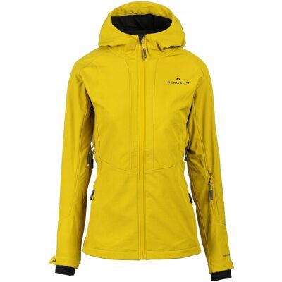 Bergson Kurtka Softshell Damska VARA SS Yellow rozmiar M Bergson Kurtka Softshell Damska VARA SS Yellow rozmiar M
