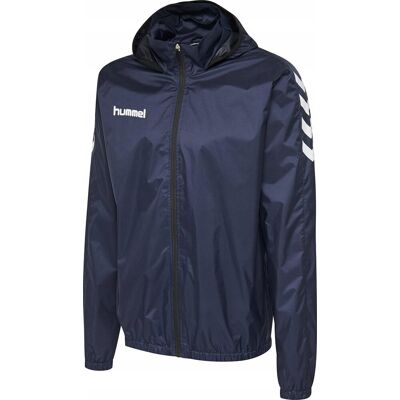 Kurtka sportowa wiatrówka Hummel Core Spray Jacket granatowa r. S Kurtka sportowa wiatrówka Hummel Core Spray Jacket granatowa r. S
