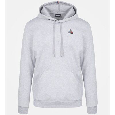 Le coq sportif ESS Hoody N°1 M Gris Chiné Clair - XXL Le coq sportif ESS Hoody N°1 M Gris Chiné Clair - XXL