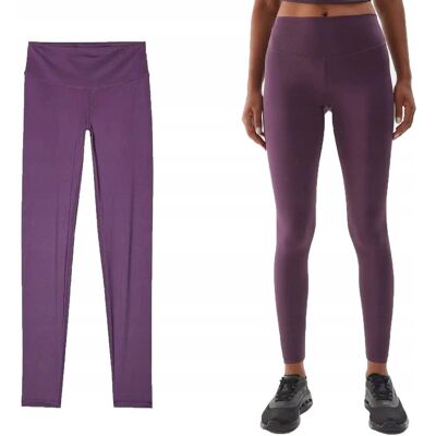 LEGGINSY 4F 4FWAW24TFTIF301 CIEMNY FIOLET 50S-M LEGGINSY 4F 4FWAW24TFTIF301 CIEMNY FIOLET 50S-M