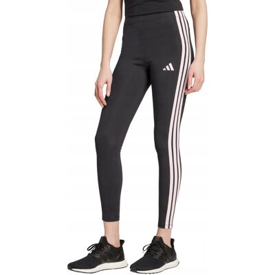 Legginsy damskie adidas Essentials 3-Stripes Cotton czarne JW1815 XL Legginsy damskie adidas Essentials 3-Stripes Cotton czarne JW1815 XL