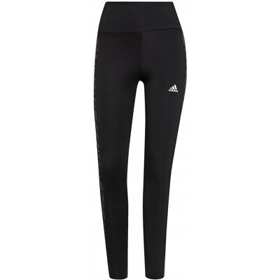 Legginsy damskie adidas High Rise Sport Zebra 7/8 czarne GR9652 XS Legginsy damskie adidas High Rise Sport Zebra 7/8 czarne GR9652 XS