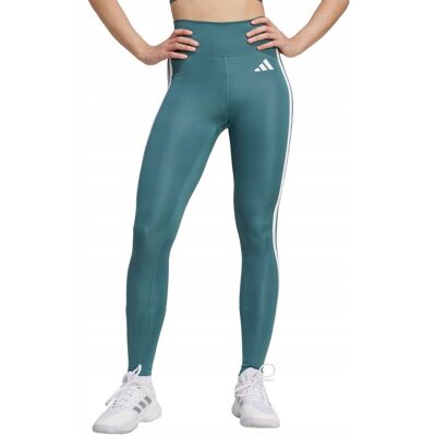 Legginsy damskie adidas Optime Essentials 3-Stripes 7/8 zielone JY2152 M Legginsy damskie adidas Optime Essentials 3-Stripes 7/8 zielone JY2152 M