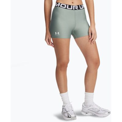 Damskie szorty Under Armour HeatGear Authentics Shorty - zielone - XL Damskie szorty Under Armour HeatGear Authentics Shorty - zielone - XL