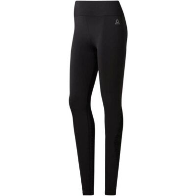 Reebok DP6710 Bezszwowe Legginsy - Cały rok dla kobiet Czarny Reebok DP6710 Bezszwowe Legginsy - Cały rok dla kobiet Czarny