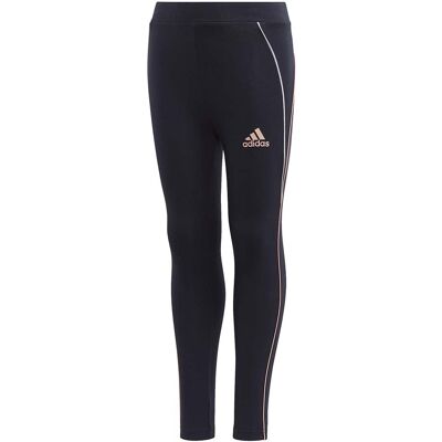 Legginsy dla dzieci adidas Lg Cot Tight czarne GG3497 Legginsy dla dzieci adidas Lg Cot Tight czarne GG3497
