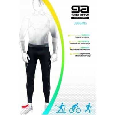 Legginsy Gatta Thermo Basic Blanc czarny rozmiar XS Legginsy Gatta Thermo Basic Blanc czarny rozmiar XS