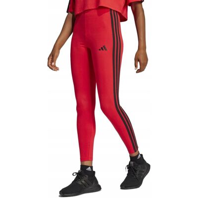 Adidas Model damski: Essentials 3-Streifen Cotton - PURRUB/BLACK - XS - Leggings Adidas Model damski: Essentials 3-Streifen Cotton - PURRUB/BLACK - XS - Leggings