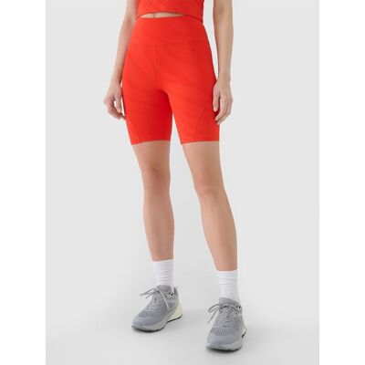Legginsy kolarki treningowe damskie 4F 4FWSS25TFSTF016-62S Czerwony Roz. M Legginsy kolarki treningowe damskie 4F 4FWSS25TFSTF016-62S Czerwony Roz. M