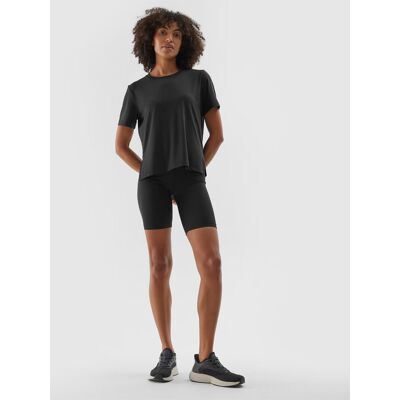 Legginsy krótkie treningowe damskie 4F 4FWAW24TFSTF012-20S Czarny Legginsy krótkie treningowe damskie 4F 4FWAW24TFSTF012-20S Czarny