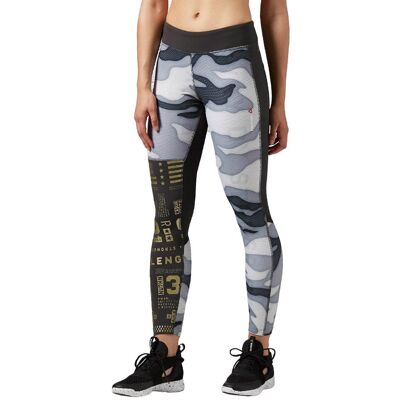 Legginsy Reebok One Series Elite damskie getry sportowe termoaktywne-XL Legginsy Reebok One Series Elite damskie getry sportowe termoaktywne-XL