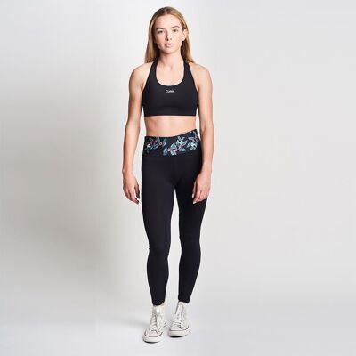 inna (Inny) Legginsy sportowe długie damskie elastyczne czarne kawowiec Cuna L inna (Inny) Legginsy sportowe długie damskie elastyczne czarne kawowiec Cuna L