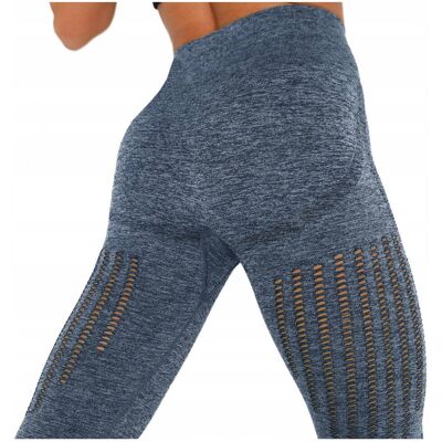 Luvu Legginsy sportowe siłownia fitness wysoki stan - S Luvu Legginsy sportowe siłownia fitness wysoki stan - S