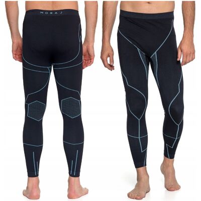 Legginsy Termoaktywne Męskie Bielizna Bezszwowa Spodnie Termiczne MORAJ 2XL Legginsy Termoaktywne Męskie Bielizna Bezszwowa Spodnie Termiczne MORAJ 2XL
