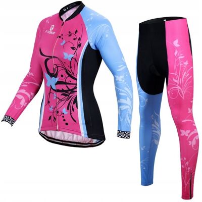 X-Tiger Leginsy Rowerowe Bluza Ocieplany Strój Damski Wkładka Żel Termoaktywny XXL X-Tiger Leginsy Rowerowe Bluza Ocieplany Strój Damski Wkładka Żel Termoaktywny XXL