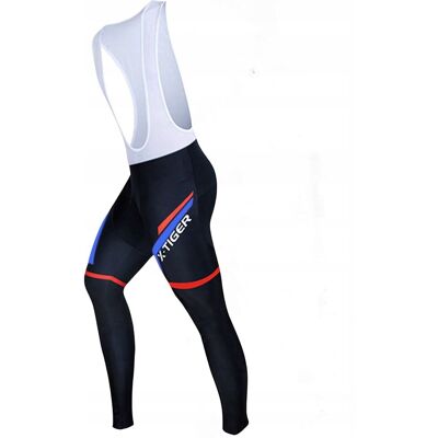 X-Tiger Leginsy Rowerowe Męskie Ocieplane Z Wkładką Żelową I Szelkami Kolarskie 5XL X-Tiger Leginsy Rowerowe Męskie Ocieplane Z Wkładką Żelową I Szelkami Kolarskie 5XL