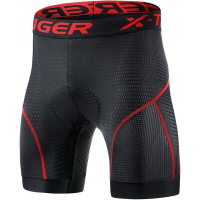 X-Tiger MAJTKI ROWEROWE Z WKŁADKĄ ŻELOWĄ PLUS SIZE TERMO X-Tiger MAJTKI ROWEROWE Z WKŁADKĄ ŻELOWĄ PLUS SIZE TERMO