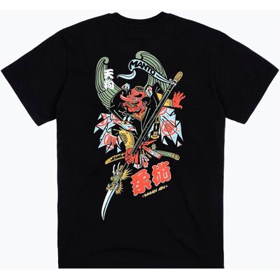 MANTO koszulka T-shirt TENGU czarny rozm. S MANTO koszulka T-shirt TENGU czarny rozm. S