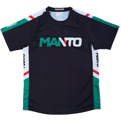 MANTO Koszulka T-shirt TRENINGOWY Team WRZOSEK czarny rozm. XL MANTO Koszulka T-shirt TRENINGOWY Team WRZOSEK czarny rozm. XL