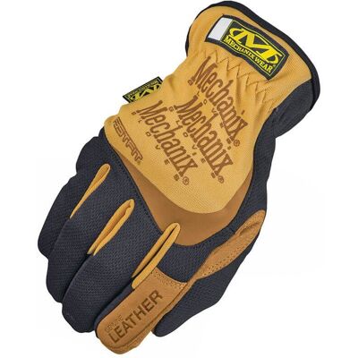 Mechanix Wear Rękawice Leather FastFit Czarne-Coyote - XL Mechanix Wear Rękawice Leather FastFit Czarne-Coyote - XL