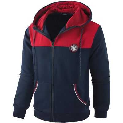 Inny producent Męska Bluza z Kapturem Sportowa Treningowa Dresowa Stylowa Granatowa S Inny producent Męska Bluza z Kapturem Sportowa Treningowa Dresowa Stylowa Granatowa S