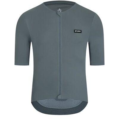 Pozostali producenci Męska koszulka kolarska krótki rękaw YKYW Jersey Summer YKK zipper Coldback UPF 50 szary S Pozostali producenci Męska koszulka kolarska krótki rękaw YKYW Jersey Summer YKK zipper Coldback UPF 50 szary S