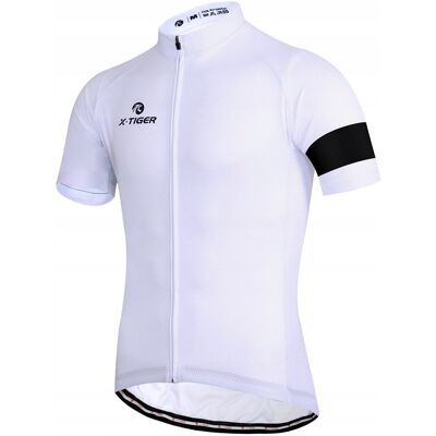 X-Tiger Męska Koszulka Rowerowa Kolarska Krótki Rękaw Dopasowana Termiczna Termo M X-Tiger Męska Koszulka Rowerowa Kolarska Krótki Rękaw Dopasowana Termiczna Termo M