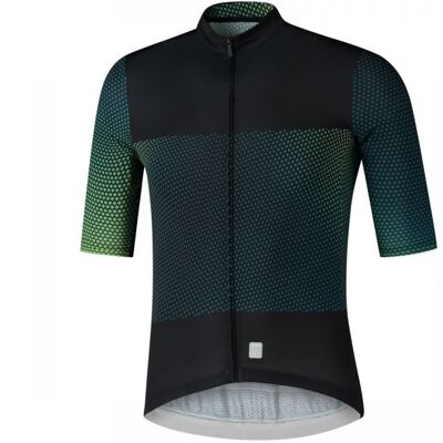 Męska Koszulka Rowerowa Shimano Breakaway Short Sleeve Jersey Green - Rozmiar L Męska Koszulka Rowerowa Shimano Breakaway Short Sleeve Jersey Green - Rozmiar L