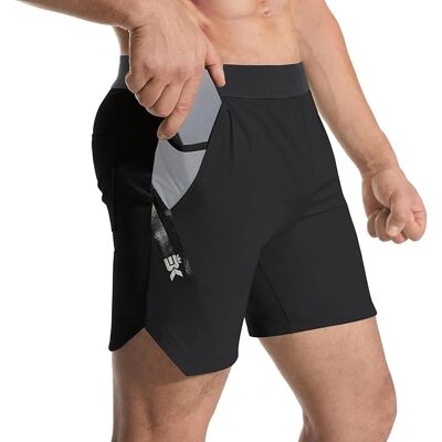 Inny producent Męskie Spodenki Sportowe Czarne Fitness Do Biegania Z Dwiema Kieszeniami M Inny producent Męskie Spodenki Sportowe Czarne Fitness Do Biegania Z Dwiema Kieszeniami M