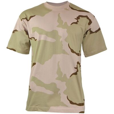 Mfh Koszulka T-Shirt Desert 3-Color - Desert 3-Color - L Mfh Koszulka T-Shirt Desert 3-Color - Desert 3-Color - L