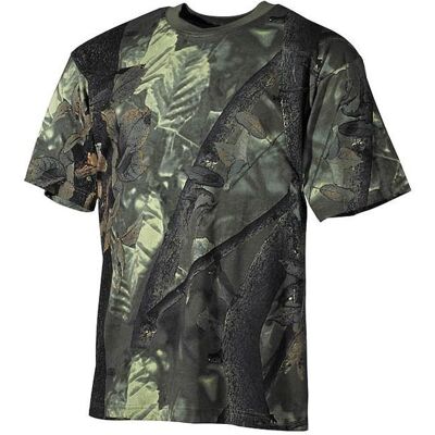 Mfh Koszulka T-Shirt Hunter-Oliv - Leśne Camo - Xl Mfh Koszulka T-Shirt Hunter-Oliv - Leśne Camo - Xl