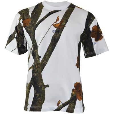 Mfh Koszulka T-Shirt Hunter-Snow - Leśne Camo - M Mfh Koszulka T-Shirt Hunter-Snow - Leśne Camo - M
