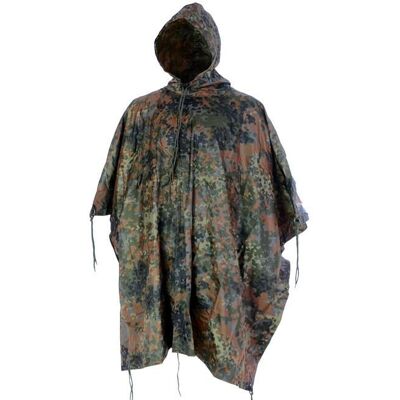 Mil-Tec Poncho Przeciwdeszczowe Flecktarn - Flecktarn Mil-Tec Poncho Przeciwdeszczowe Flecktarn - Flecktarn
