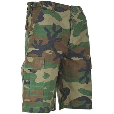 Mil-Tec Spodenki Bermudy Rip-Stop Woodland - XL Mil-Tec Spodenki Bermudy Rip-Stop Woodland - XL