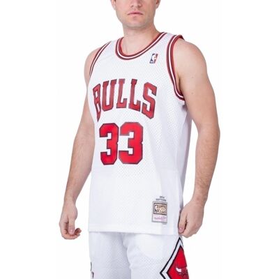 Mitchell & Ness - SMJYAC18054-CBUWHIT97SPI - White - Home - Jersey Mitchell & Ness - SMJYAC18054-CBUWHIT97SPI - White - Home - Jersey