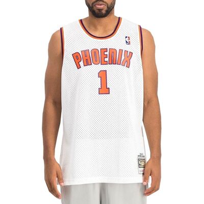 Mitchell & Ness Koszulka Męska Phoenix Nba Alternate Jersey Suns 2002 Anfernee Hardaway Smjy4443-Psu02Ahawhit S Biały Mitchell & Ness Koszulka Męska Phoenix Nba Alternate Jersey Suns 2002 Anfernee Hardaway Smjy4443-Psu02Ahawhit S Biały