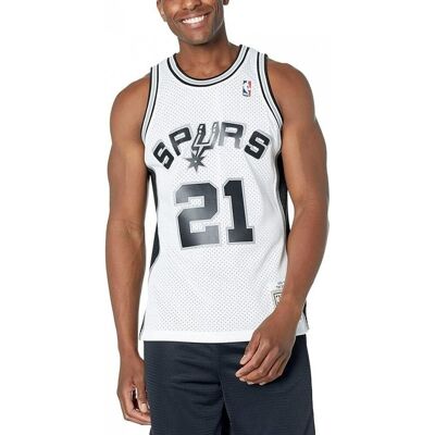 Mitchell & Ness koszulka męska San Antonio Spurs NBA Swingman Jersey Duncan SMJYCP19247-SASWHIT98TDU XXL biały Mitchell & Ness koszulka męska San Antonio Spurs NBA Swingman Jersey Duncan SMJYCP19247-SASWHIT98TDU XXL biały
