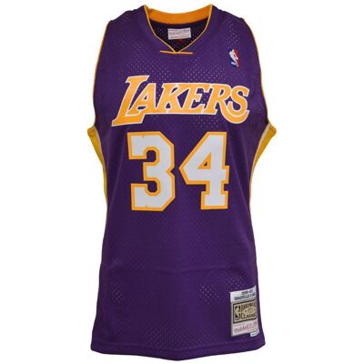 Mitchell & Ness, T-shirt męski, NBA LA Lakers Shaq O'neal Swingman, rozmiar S Mitchell & Ness, T-shirt męski, NBA LA Lakers Shaq O'neal Swingman, rozmiar S