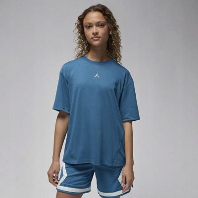 NIKE JORDAN KOSZULKA T-SHIRT DAMSKI R. M KRÓTKI RĘKAW NIEBIESKA NIKE JORDAN KOSZULKA T-SHIRT DAMSKI R. M KRÓTKI RĘKAW NIEBIESKA