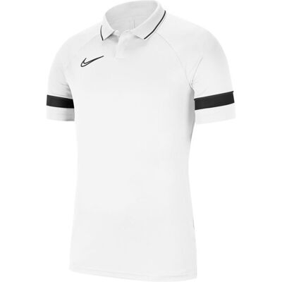 Nike Koszulka męska, Polo Dry Academy 21 CW6104 100, biały, rozmiar M Nike Koszulka męska, Polo Dry Academy 21 CW6104 100, biały, rozmiar M
