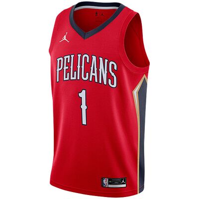 Nike Nba New Orleans Pelicans Zion Williamson Statement Edition Swingman Jersey University Red Nike Nba New Orleans Pelicans Zion Williamson Statement Edition Swingman Jersey University Red