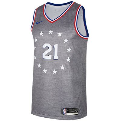 Nike Nba Philadelphia 76Ers Joel Embiid Swingman Jersey Dark Grey Heather Nike Nba Philadelphia 76Ers Joel Embiid Swingman Jersey Dark Grey Heather