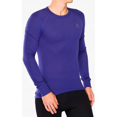 Inny producent Odlo Active Warm Eco Bluza Termoaktywna Męska - Skipper Blue, Rozmiar L Inny producent Odlo Active Warm Eco Bluza Termoaktywna Męska - Skipper Blue, Rozmiar L