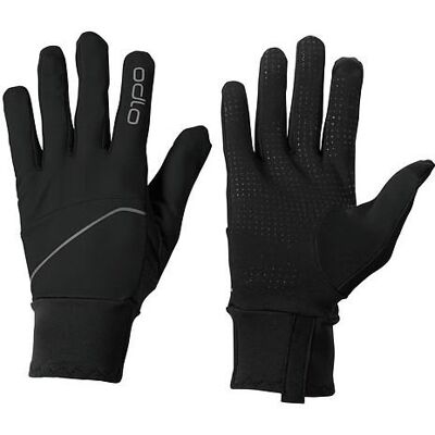 Odlo, Rękawice sportowe, Gloves Intensity Safety Light 761020, czarny, rozmiar M Odlo, Rękawice sportowe, Gloves Intensity Safety Light 761020, czarny, rozmiar M