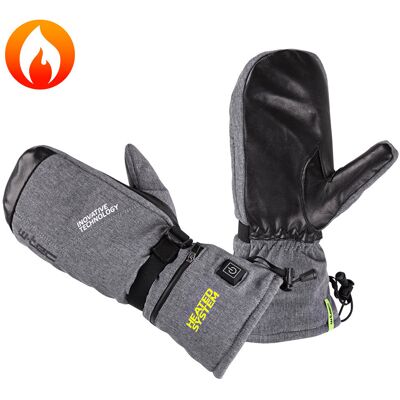 Podgrzewane rękawiczki W-TEC HEATtero, Szary, XXL Podgrzewane rękawiczki W-TEC HEATtero, Szary, XXL