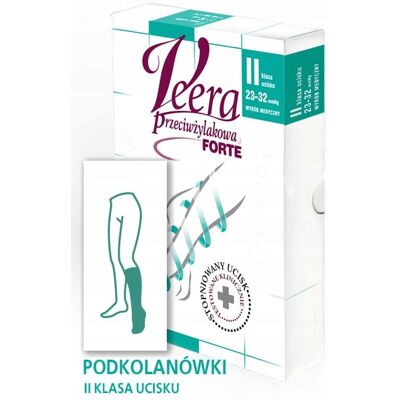 Podkolanówki Medyczne Veera Forte Ccl2 2 Czarny Podkolanówki Medyczne Veera Forte Ccl2 2 Czarny