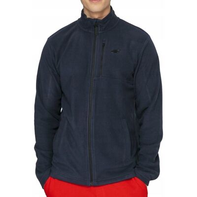 POLAR męski BLUZA 4F NOSH4-PLM352-30S bluza polarowa bez kaptura S POLAR męski BLUZA 4F NOSH4-PLM352-30S bluza polarowa bez kaptura S