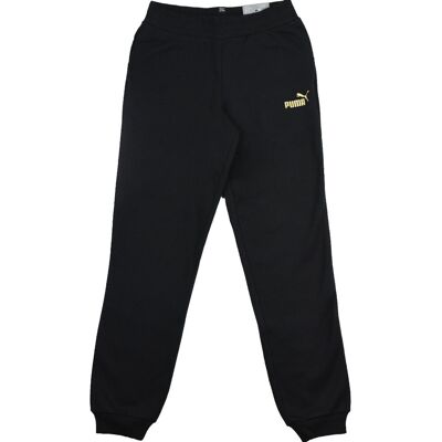 Puma Essential Sweatpants FL G 846133-51 dziewczęce spodnie czarne Puma Essential Sweatpants FL G 846133-51 dziewczęce spodnie czarne
